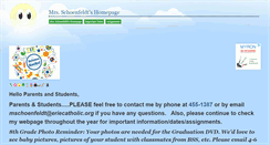 Desktop Screenshot of bssschoenfeldt.educatorpages.com